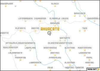 map of Ahuacate