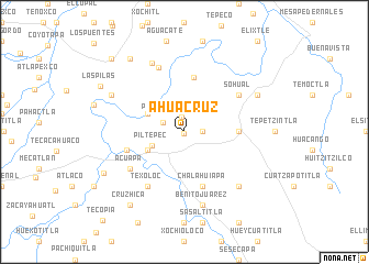 map of Ahuacruz