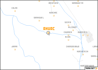 map of Ahuac