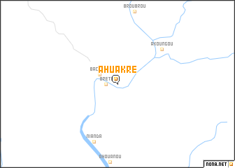 map of Ahuakré