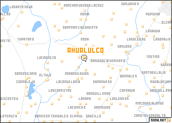 map of Ahualulco