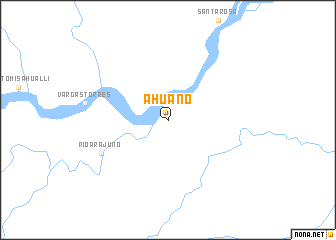 map of Ahuano