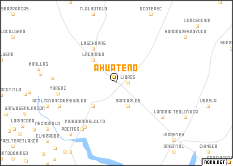 map of Ahuateno