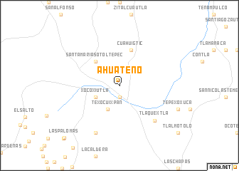 map of Ahuateno