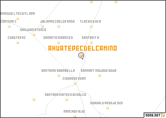 map of Ahuatepec del Camino