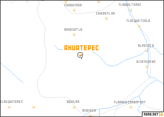 map of Ahuatepec