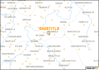 map of Ahuatitla