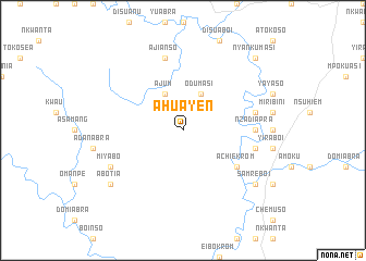 map of Ahuayen