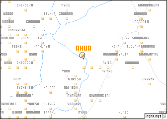 map of Ahua