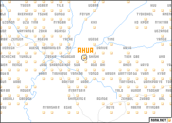 map of Ahua