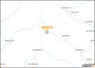 map of Ahuiti