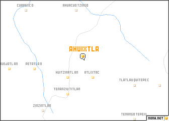 map of Ahuixtla