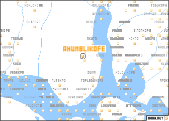 map of Ahumblikofe
