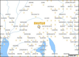 map of Ahunda