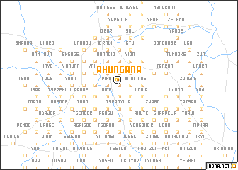 map of Ahungana