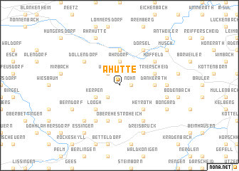 map of Ahütte