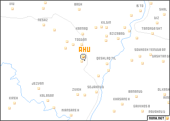 map of Āhū