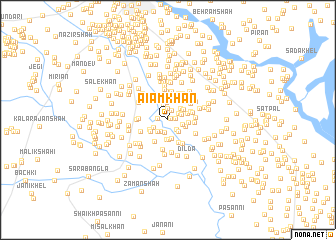 map of Aiam Khān