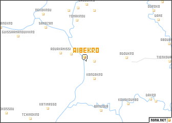 map of Aibékro