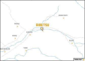 map of Aibetsu
