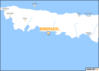 map of Aibondeni