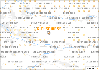 map of Aichschieß