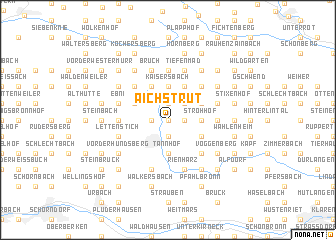 map of Aichstrut