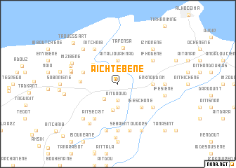 map of Aïch Tebene