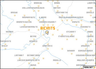 map of Aicirits