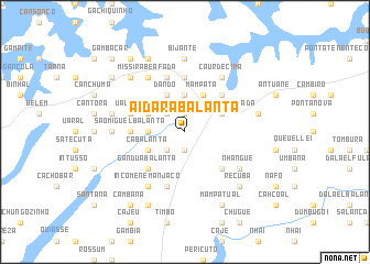 map of Áidarà Balanta