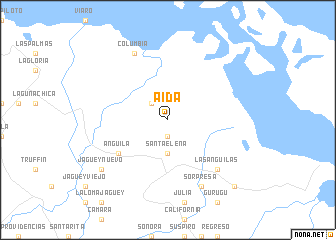 map of Aida