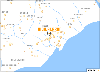 map of Aidilalaran