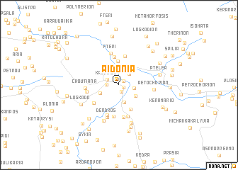 map of Aidoniá