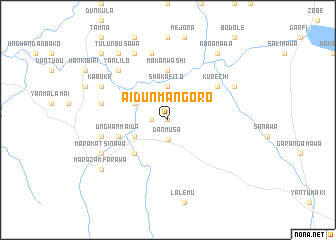 map of Aidun Mangoro