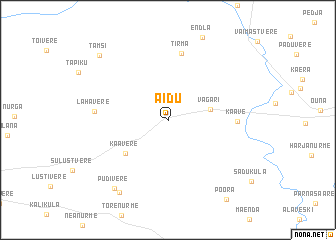 map of Aidu