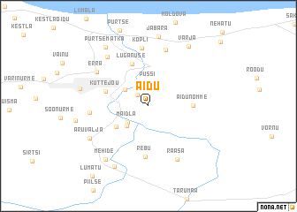 map of Aidu