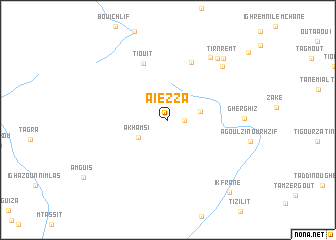 map of Aiezza