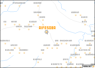 map of Aifesoba