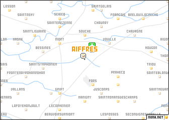 map of Aiffres