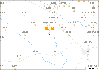 map of Aigaji