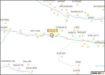 map of Aigen