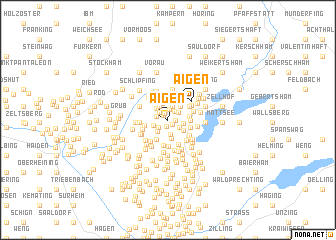 map of Aigen