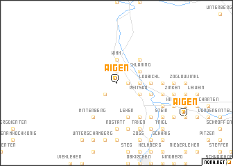 map of Aigen