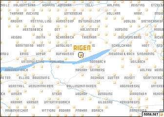 map of Aigen