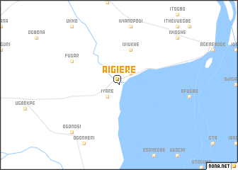 map of Aigiere