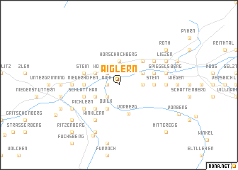 map of Aiglern