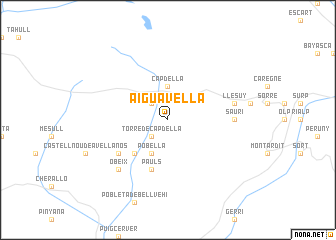 map of Aiguavella