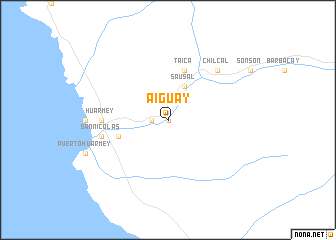 map of Aiguay