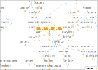 map of Aigueblanche