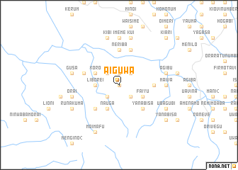 map of Aiguwa